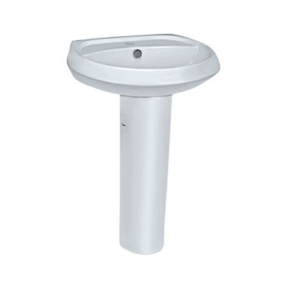 Picture of SOLO Wall Hung Basin with full pedestal