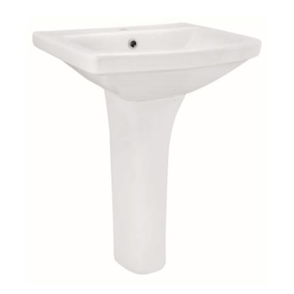 Picture of Qube X Regular Basin With Long Pedestal