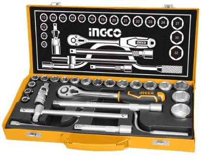 Picture of iNGCO: 24Pcs 1/2" Socket Set
