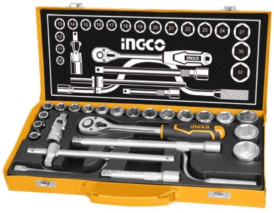 Picture of iNGCO: 24Pcs 1/2" Socket Set