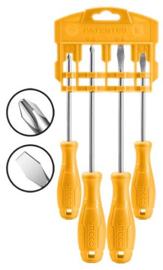 Picture of iNGCO: 4 Pcs Screwdriver Set