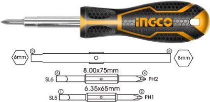 Picture of iNGCO: 6 In 1 Screwdriver Set