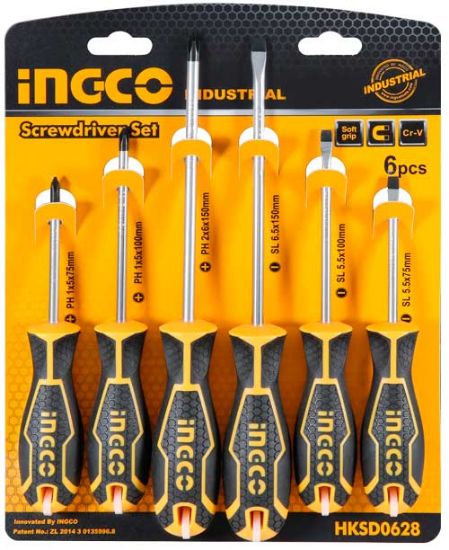 Picture of iNGCO: 6 Pcs Screwdriver Set