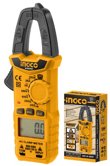 Picture of Digital Ac Clamp Meter: 2000 Counts