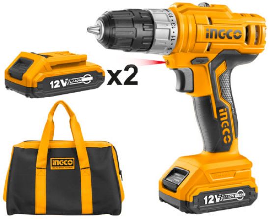 Picture of Lithium-Ion Cordless Drill: 25NM (With 2PCS Battery Pack)