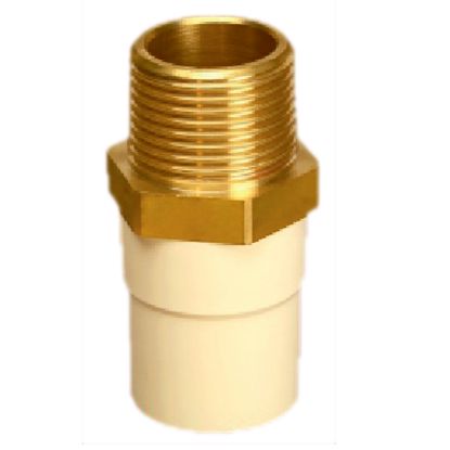 Picture of CPVC Male Adaptor Brass Threaded (MABT) 15mm