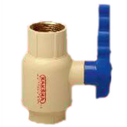 Picture of CPVC Ball Valve with Brass Threaded(BODY Side only) 20mm