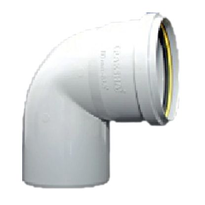 Picture of DUROFIT SWR PVC Fittings Plain Bend 87.5° 75mm