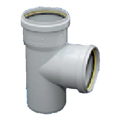 Picture of DUROFIT SWR PVC Fittings Single Tee 75mm