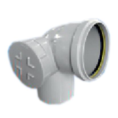 Picture of DUROFIT SWR PVC Fittings Left Side Door Elbow 110mm
