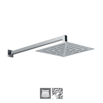 Picture of Square Shape Single Flow Maze Overhead Shower 300x300mm