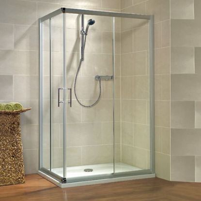 Picture of Kristall Trend Corner Entry Shower Enclosure With Door Sliding To Both Sides