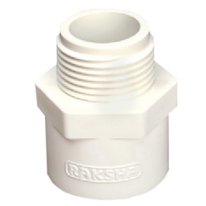 Picture of UPVC Reducing Male Adapter Plastic Threaded- rMAPT (SCH-80) 3/4" X 1/2"