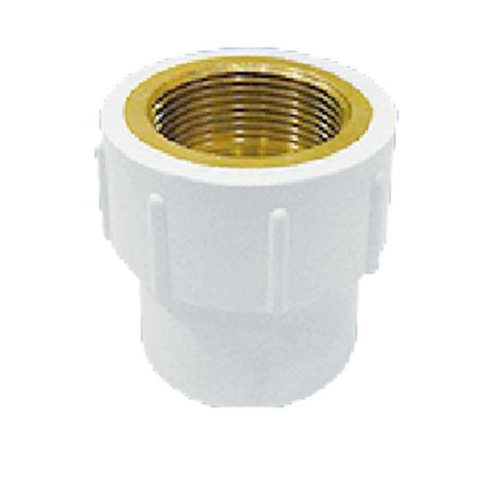 Picture of UPVC Female Adapter Brass Threaded- FABT (SCH-80) 1/2"