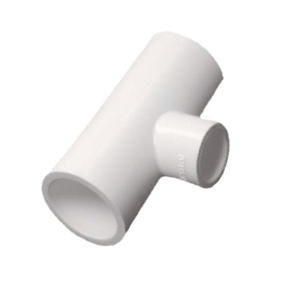 Picture of UPVC Reducer Tee (SCH-80) 1" x 1" x 3/4"