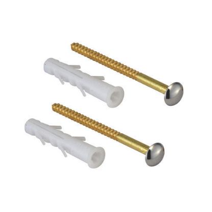 Picture of Brass - Screw Pair With Show Flange: 3"