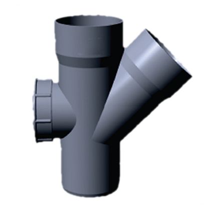 Picture of PVC Solvent-Fit Reducer Y (With Door) 4X6"