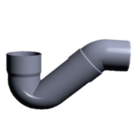 Picture of PVC Solvent-Fit P-Trap Long 4X4"