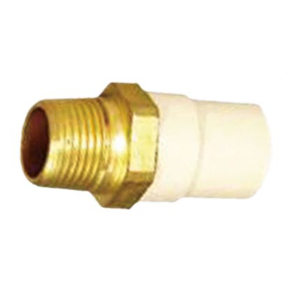 Picture of CPVC Male Adaptor Brass Threaded (MABT) 1/2"