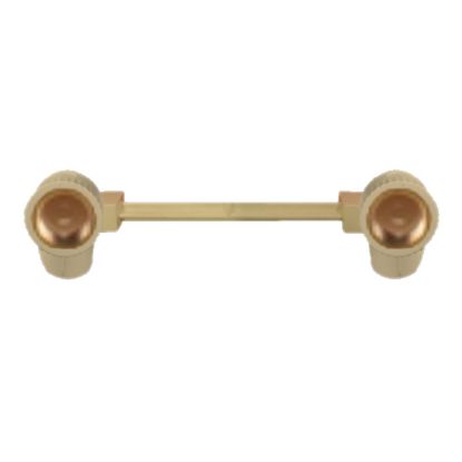 Picture of CPVC Double Female Elbow (Brass) All Down 3/4"x1/2"
