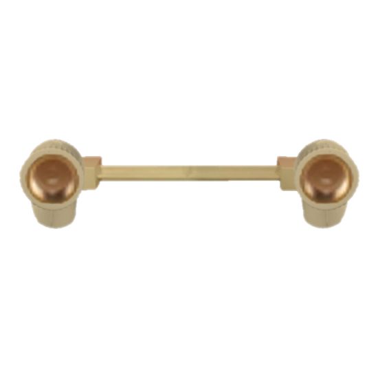 Picture of CPVC Double Female Elbow (Brass) All Down 3/4"x1/2"