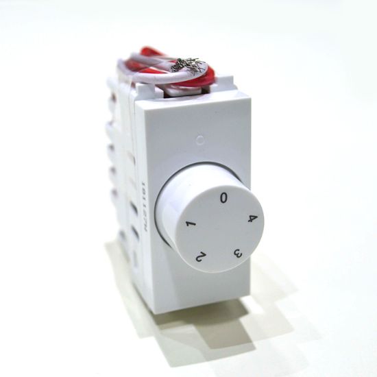 Picture of PLATIA Fan Regulator 5 Step Type 360° - 1M - White