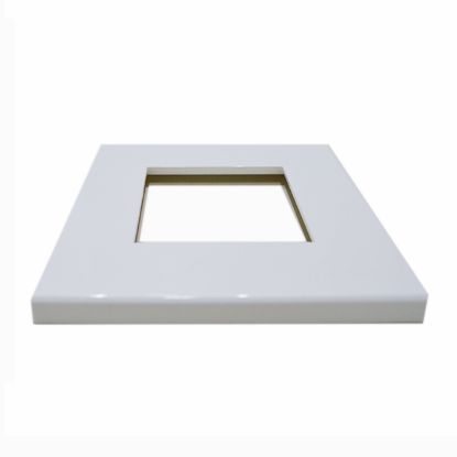 Picture of PLATIA Plate With Frame - 2M - White