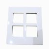 Picture of PLATIA Plate With Frame (Square) - 8MS - White