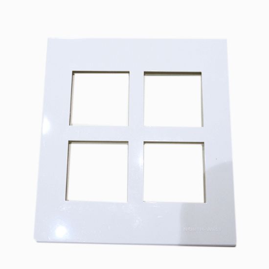 Picture of PLATIA Plate With Frame (Square) - 8MS - White