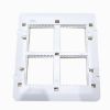 Picture of PLATIA Plate With Frame (Square) - 8MS - White