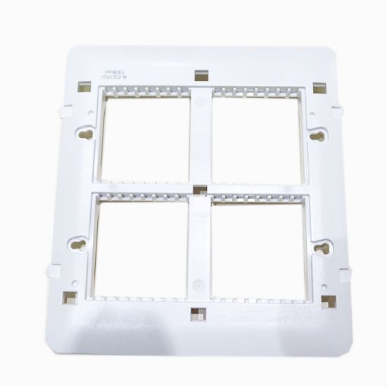 Picture of PLATIA Plate With Frame (Square) - 8MS - White