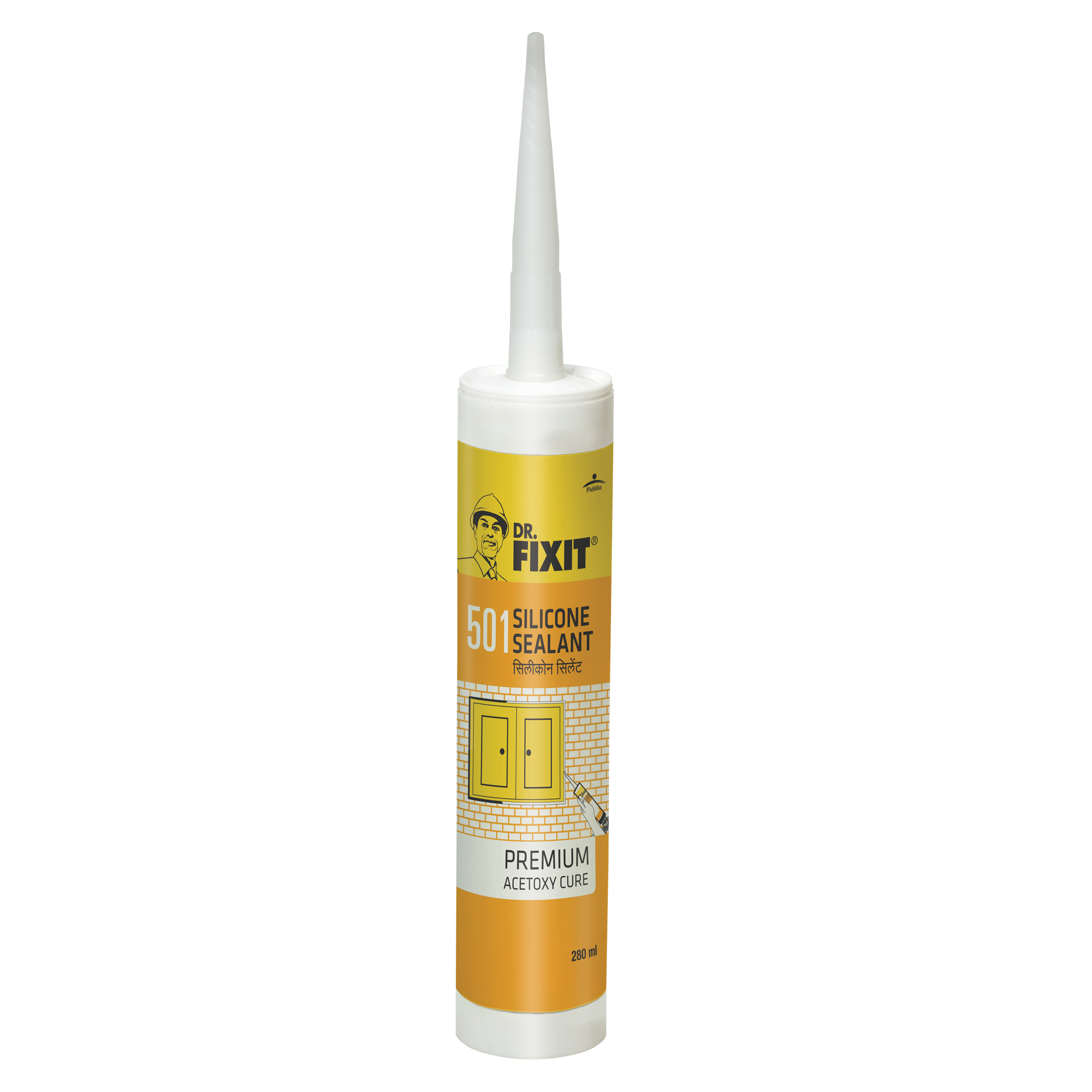 DR. FIXIT Silicone Sealant 240 ml (White) Online Hardware Store in