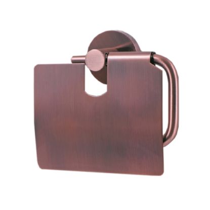 Picture of Nightlife Toilet Roll Holder With Lid-Red Copper