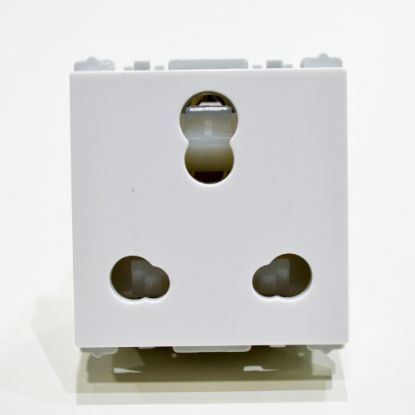 Picture of NOWA Socket 6/16A 3 Pin - Power - 2M - White