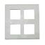 Picture of NOWA Plate With Frame (Square) - 8M - White