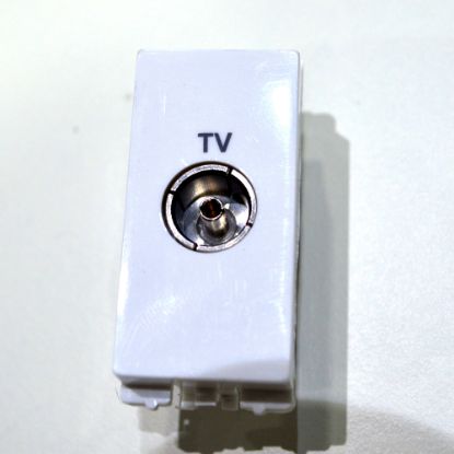 Picture of NOWA Co-Axial TV Socket 1 Point - 1M - White