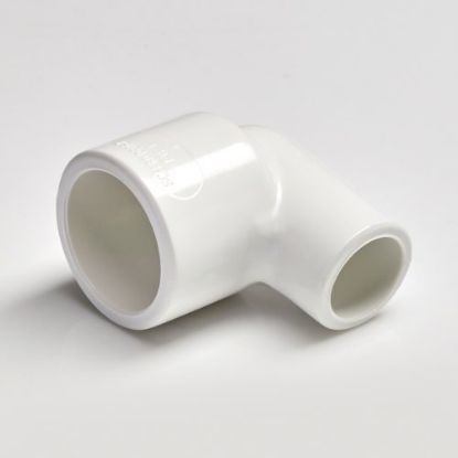 Picture of UPVC Reducer Elbow 90° Plastic Threaded (SCH-80) 1" x 1/2"