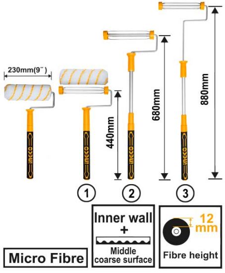 Picture of Telescoping Cylinder Brush: 230mm