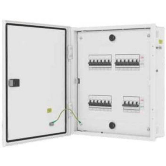 Picture of HAVELLS: 4 Way Double Door TPN Distribution Board