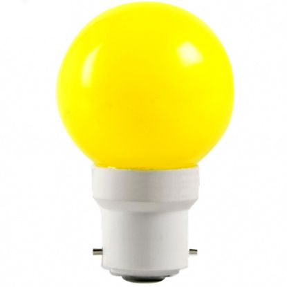 Picture of Havells: Spherical Lamp B22 0.5W: Yellow