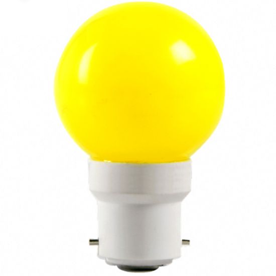 Picture of Havells: Spherical Lamp B22 0.5W: Yellow