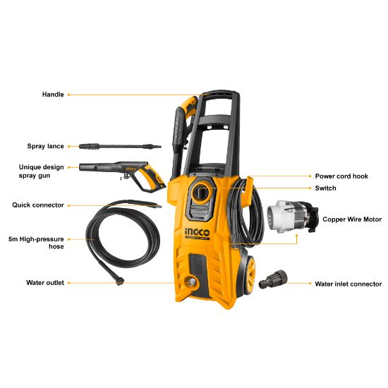 Picture of iNGCO: Pressure Washer: 1800W