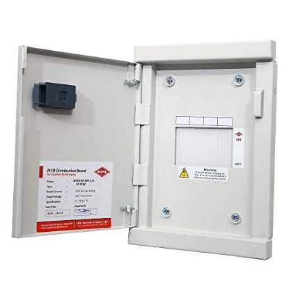 Picture of HPL: 4 Way Double Door Single Pole & Neutral Distribution Board