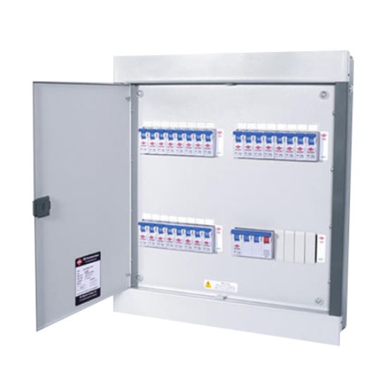 Picture of HPL: 6 Way Double Door Triple Pole & Neutral Distribution Board DX Range