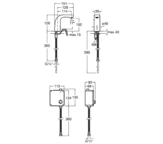 Picture of ROCA: Electronic Faucets Sensor Tap L20-E