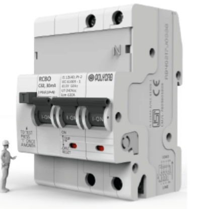 Picture of ABB: RCBO 32A DP