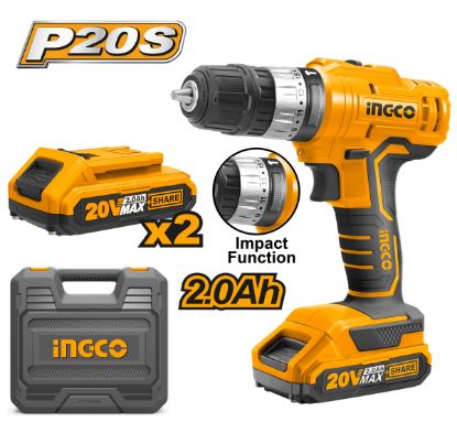 Picture of Lithium-Ion Impact Drill: 45NM (With 2PCS Battery Pack)