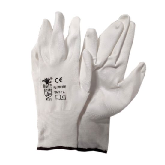 Picture of Safewell: PU Coated Hand Gloves: Size-M