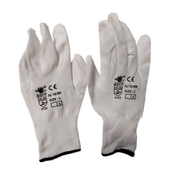 Picture of Safewell: PU Coated Hand Gloves: Size-L