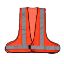 Picture of Safewell: Safety Reflective Jacket: Orange